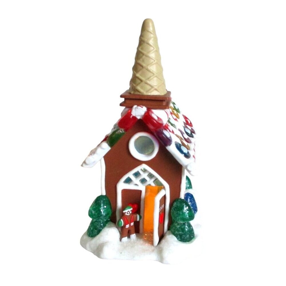 Hallmark 2009 Noelville Church Christmas Ornament - Gingerbread Light Cover